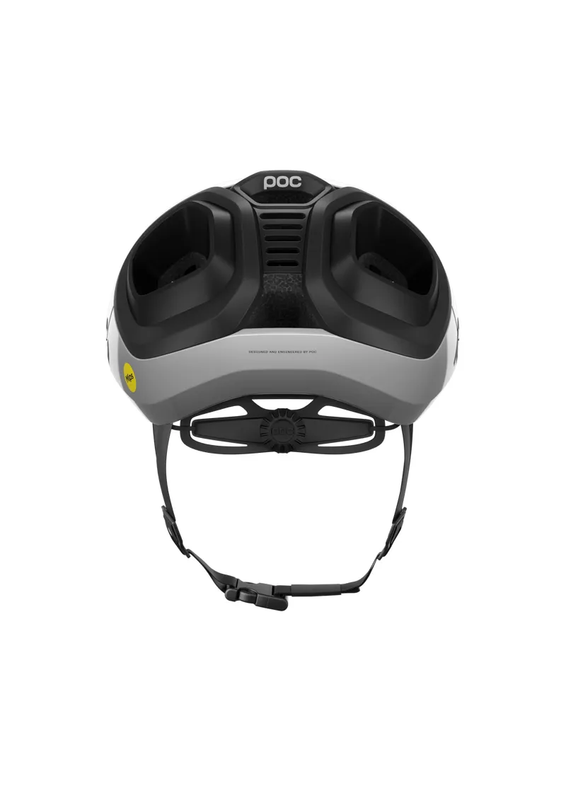 POC Amidal Cycling Helmet in Hydrogen White and Uranium Black Matte-3