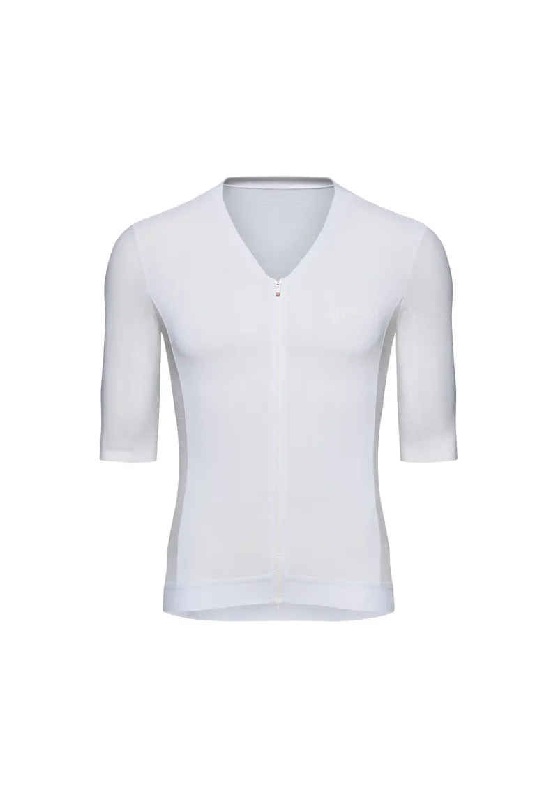 POC Men's Raceday Short Sleeve Cycling Jersey in Hydrogen White