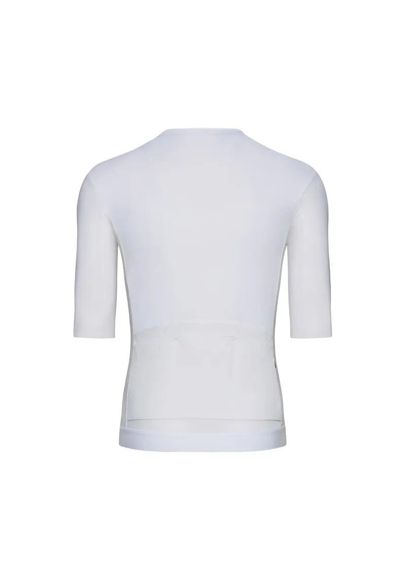 POC Men's Raceday Short Sleeve Cycling Jersey in Hydrogen White-1