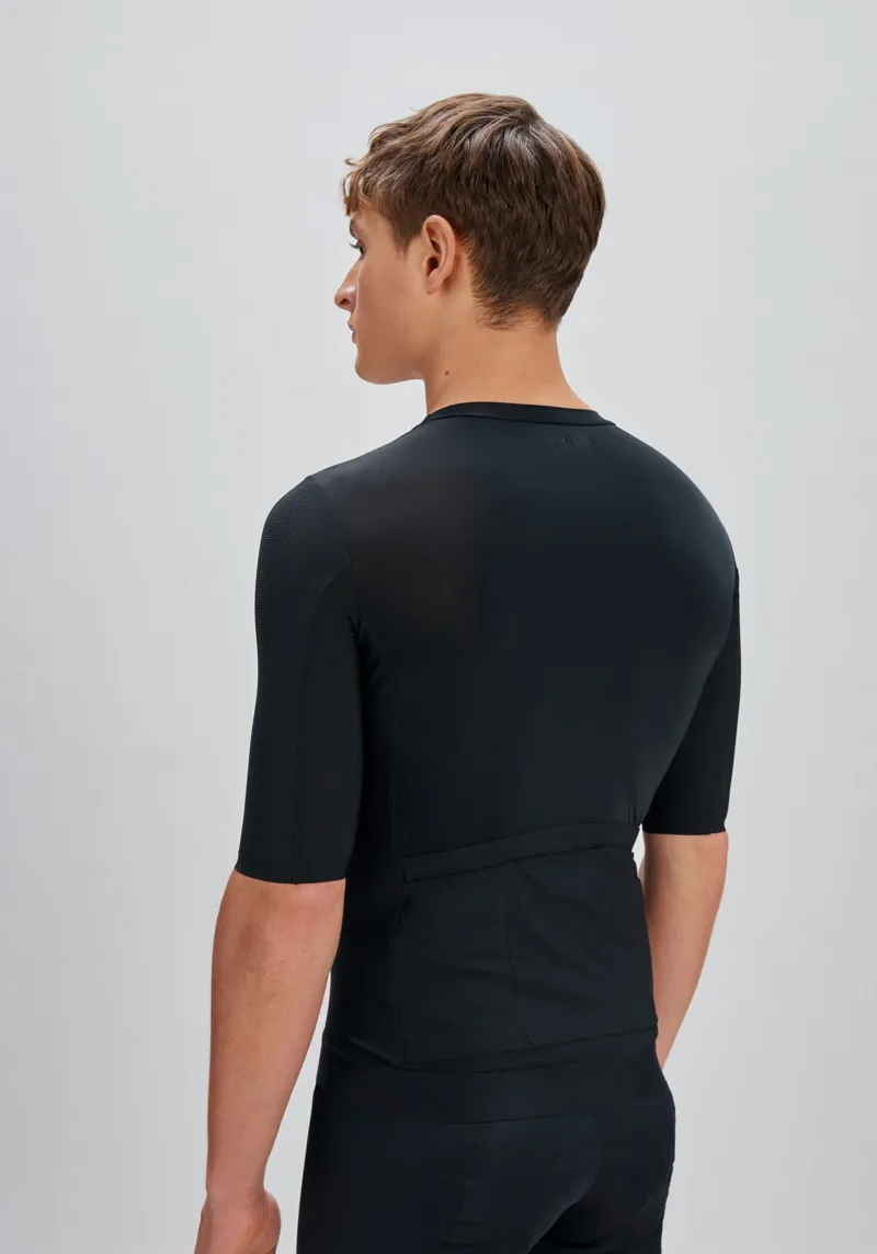 POC Men's Raceday Short Sleeve Cycling Jersey in Uranium Black-3
