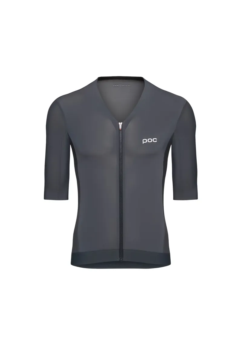 POC Men's Raceday Short Sleeve Cycling Jersey in Sylvanite Grey