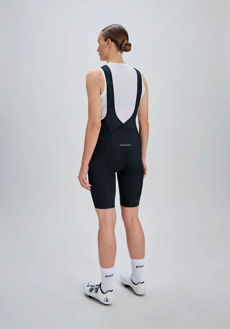 POC Women's Cadence Cargo Bib Shorts in Uranium Black-4