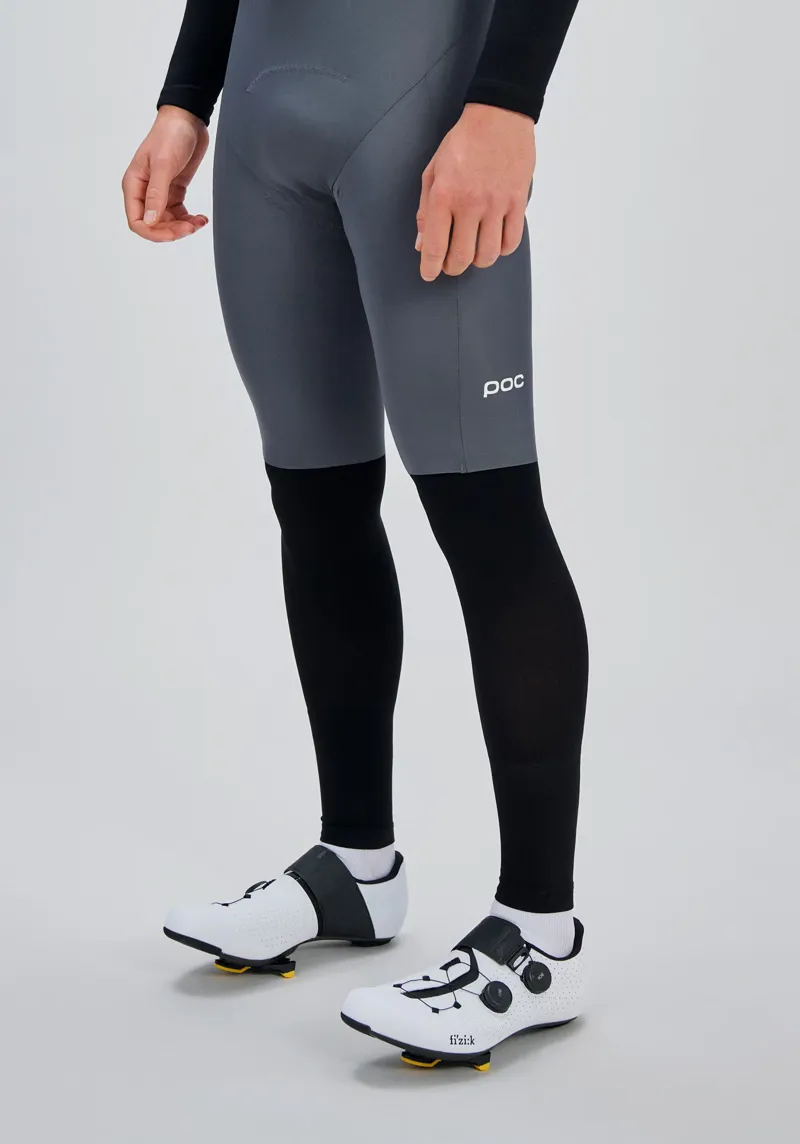 POC Cadence Leg Warmers in Uranium Black-2