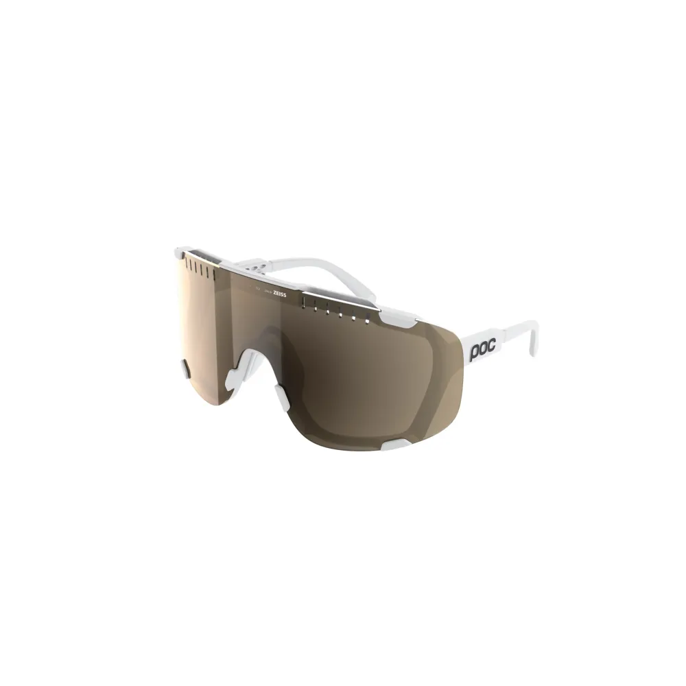 Team Cycles Poc Sports POC Devour+ Sunglasses in Hydrogen White with Clarity Trail and Partly Sunny Silver Cat. 2 Lenses | Interest FREE Finance & Online Refund Policy.