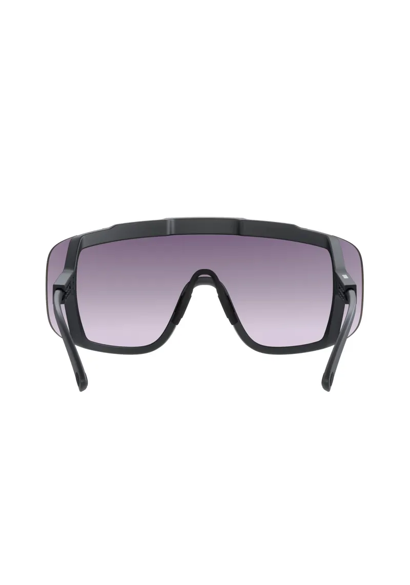 POC Devour+ Sunglasses in Uranium Black with Clarity Road and Sunny Silver Cat. 3 Lenses-3
