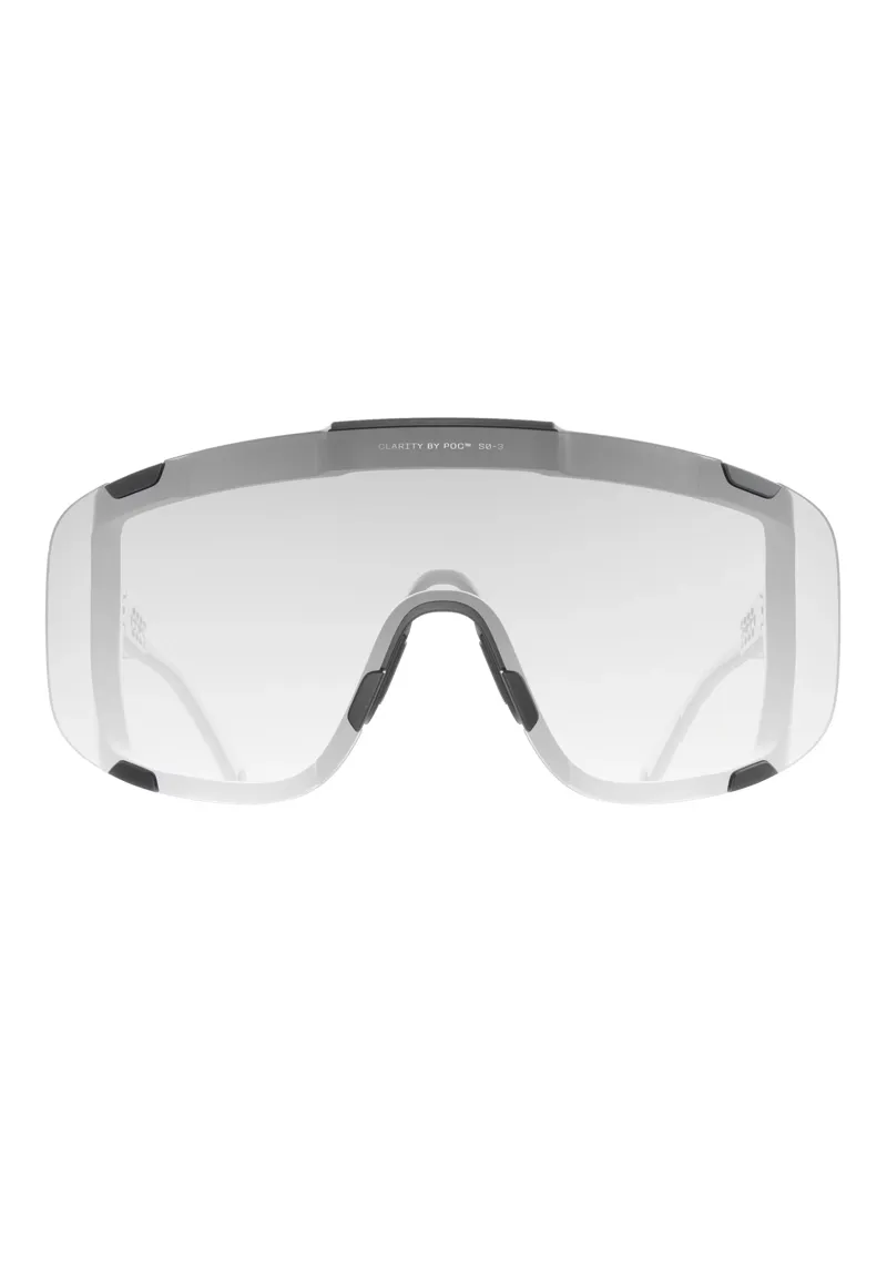 POC Devour Photochromic Glasses in Translucent Black with Clarity Photochromic and Changeable Grey Cat. 0-3 Lenses-3
