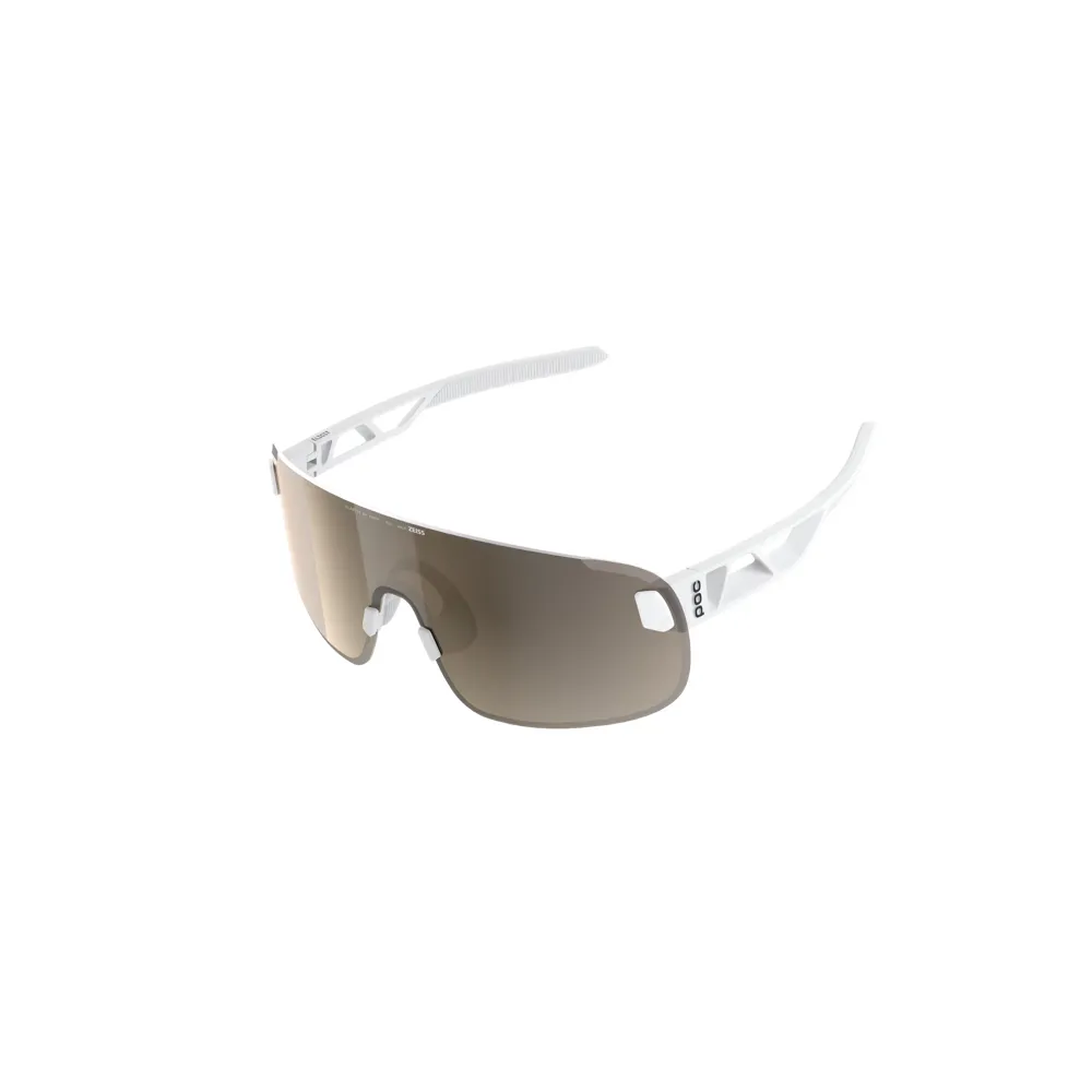 Team Cycles Poc Sports POC Elicit Sunglasses in Hydrogen White with Clarity Trail and Partly Sunny Silver Cat. 2 Lenses | Interest FREE Finance & Online Refund Policy.