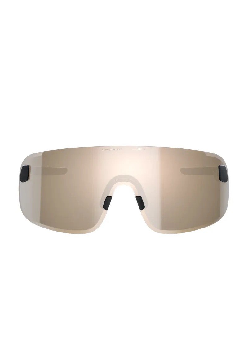 POC Elicit Sunglasses in Uranium Black with Clarity Trail and Partly Sunny Silver Cat. 2 Lenses-1