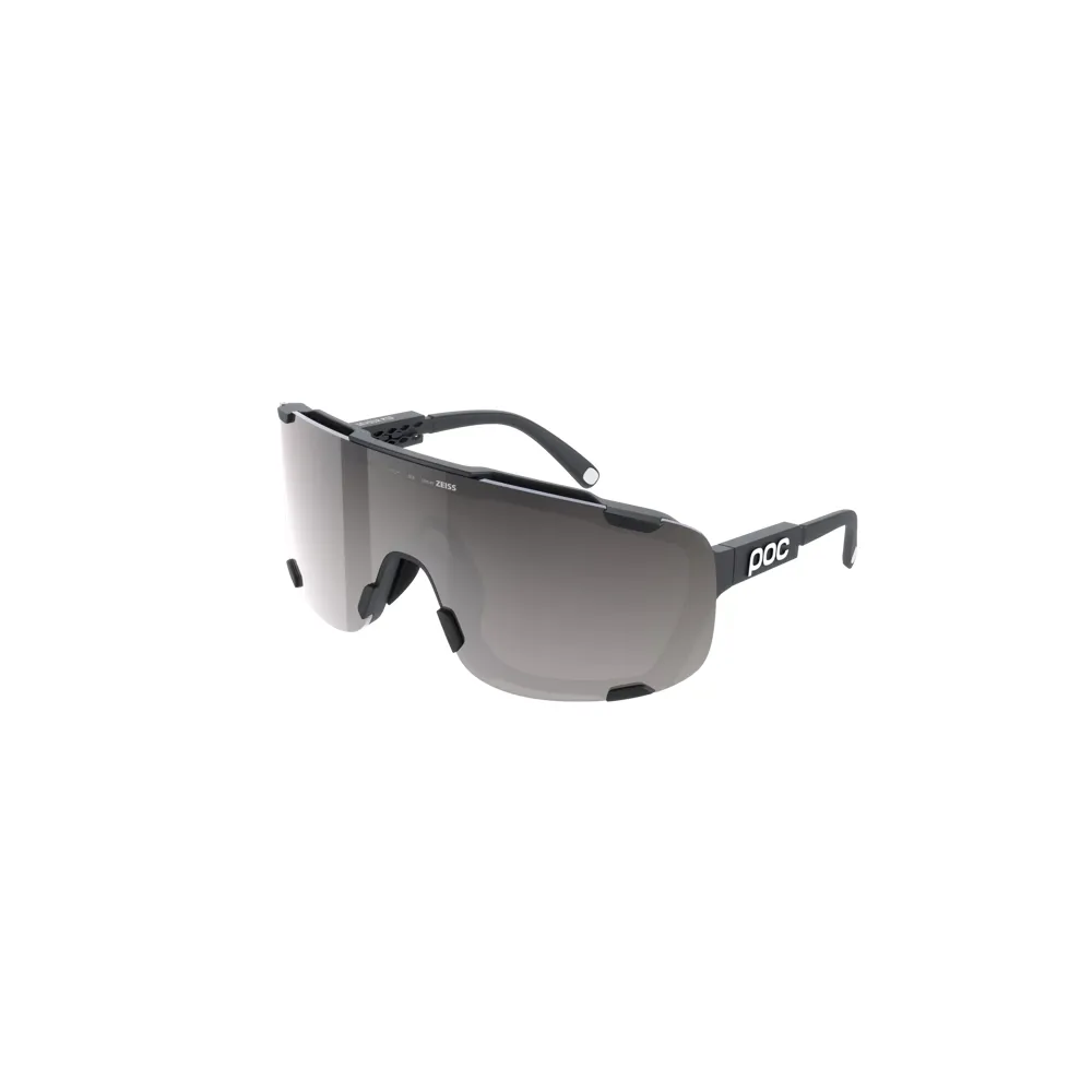 Team Cycles Poc Sports POC Devour Mid Sunglasses in Uranium Black with Clarity Road and Sunny Silver Cat. 3 Lenses | Interest FREE Finance & Online Refund Policy.