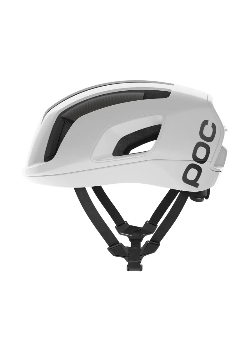 POC Cytal Carbon Cycling Helmet in Hydrogen White