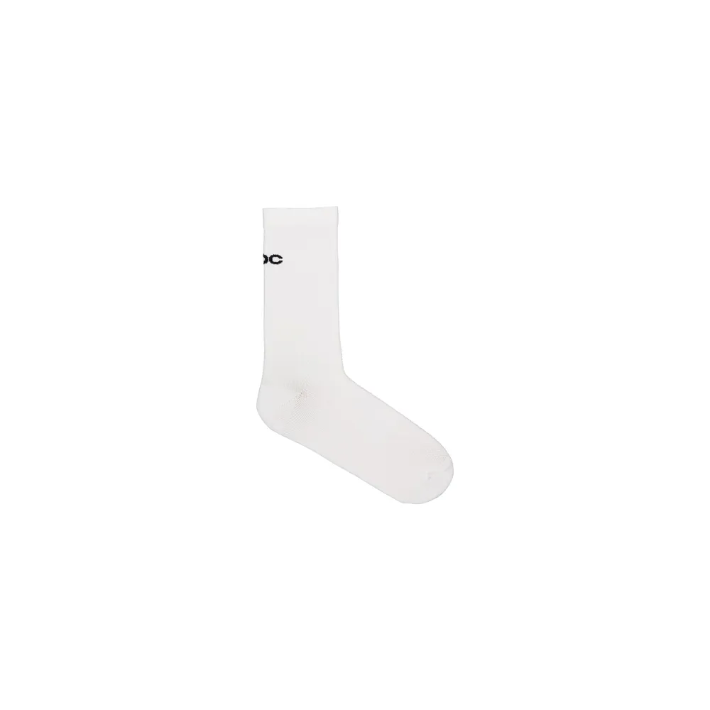 Poc Sports Unisex White Poc Cadence Long Road Cycling Socks In Hydrogen