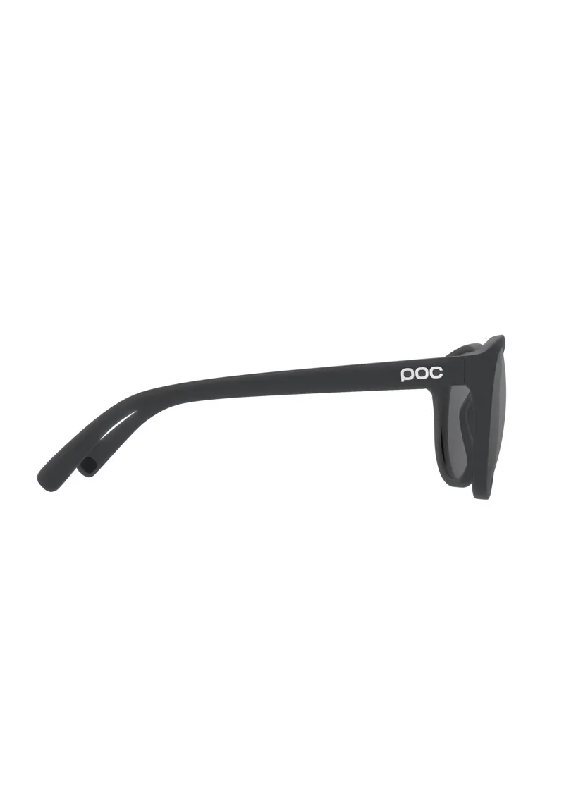 POC Know Polarized Sunglasses in Uranium Black with Clarity Polarized Sunny Grey Cat 3 Lens-2