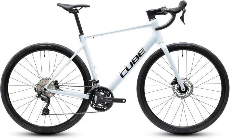Cube Attain Race Road Bike in Glacier and Black