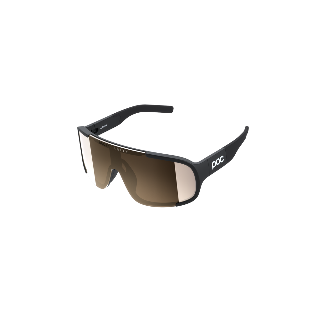 Team Cycles Poc Sports POC Sports Aspire Bike Sunglasses in Uranium Black with Clarity Partly Sunny Lens | Interest FREE Finance & Online Refund Policy.