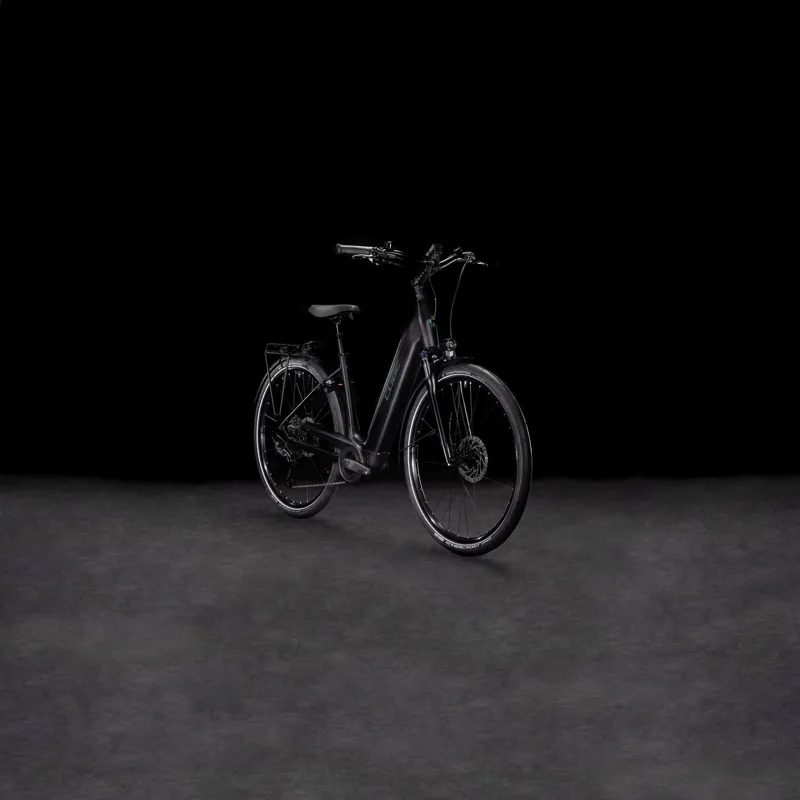 Cube Supreme Hybrid Pro EE 625Wh Electric Hybrid Bike in Black and Spectral-6