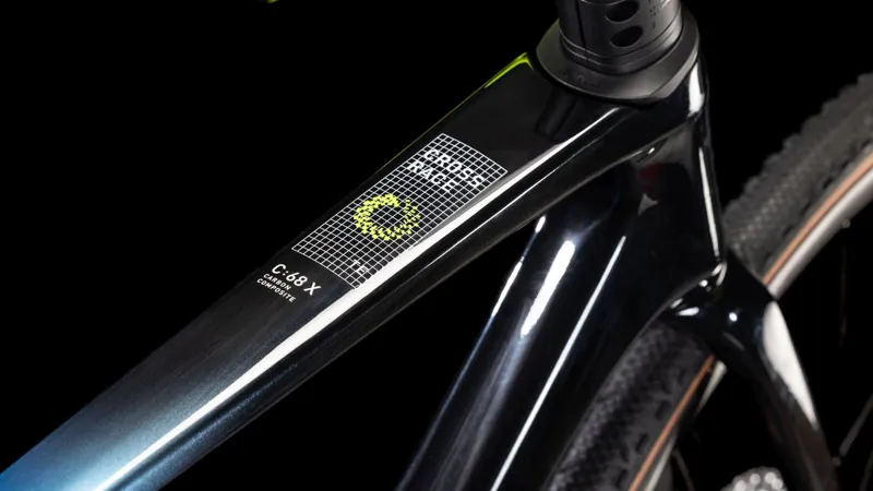 Cube Cross Race C:68X TE Cyclocross Bike in Hydrogenblue and Carbon-3