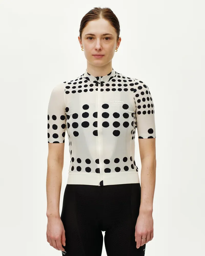 Pas Normal Studios Women's Essential Jersey in Dot Off White-2