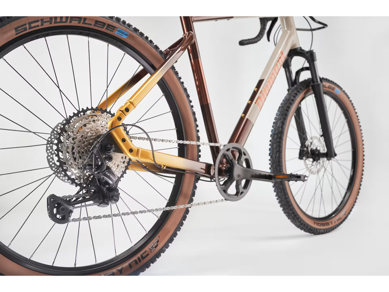 Diamnt 140 Stepover Adventure Gravel Bike in Mokkalatte Duotone-4