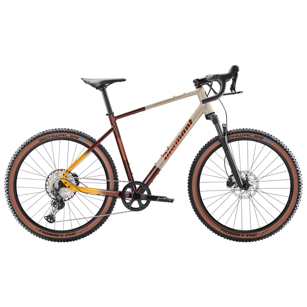 Team Cycles Diamant Diamnt 140 Stepover Adventure Gravel Bike in Mokkalatte Duotone | Interest FREE Finance & Online Refund Policy.