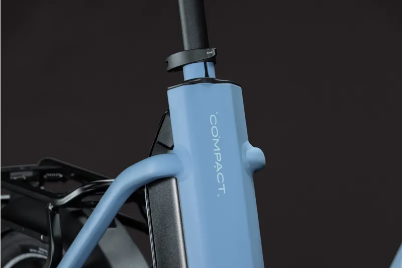 Cube Compact Hybrid 540Wh Electric Hybrid Bike in Thistleblue and Blue-4