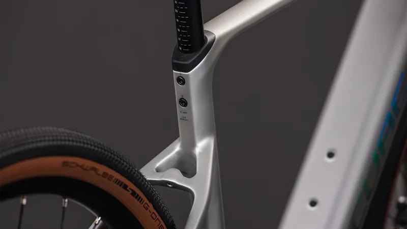 Cube Nulane Hybrid C:62 Race 400Wh Electric Hybrid Bike in Sleekgrey and Prism-2