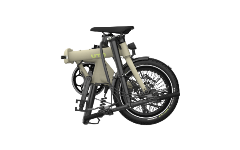UTO Morning OG16 230Wh Electric Folding Bike in Desert Sand-1
