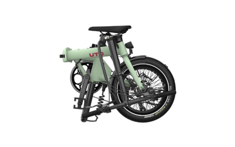 UTO Morning OG16 230Wh Electric Folding Bike in Sage Green-1