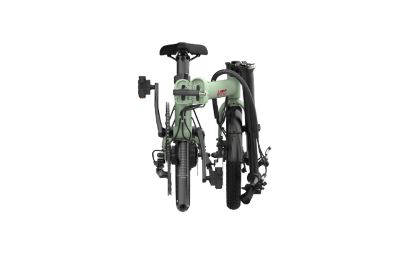 UTO Morning OG16 230Wh Electric Folding Bike in Sage Green-2