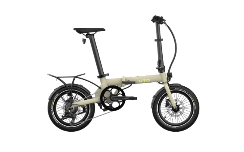 UTO Morning OG16 230Wh Electric Folding Bike in Desert Sand