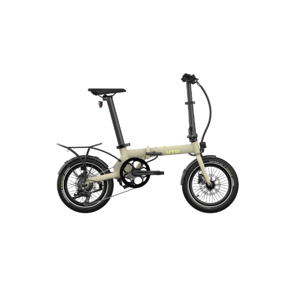 Team Cycles Uto UTO Morning OG16 230Wh Electric Folding Bike in Desert Sand | Interest FREE Finance & Online Refund Policy.