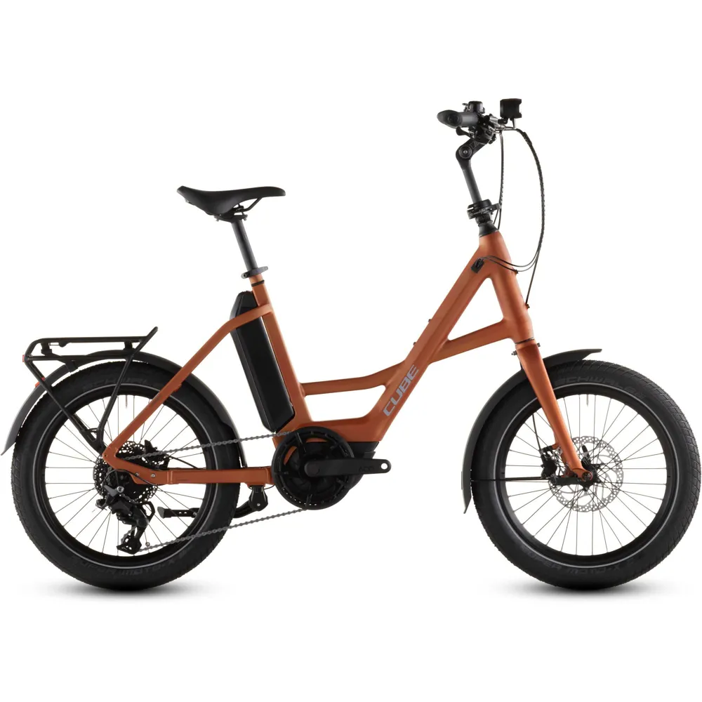 Team Cycles Cube Compact Hybrid 545Wh Unisize Electric Hyrbid Bike in Rustorange and Reflex | Interest FREE Finance & Online Refund Policy.