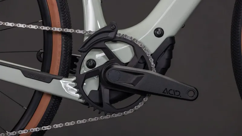 Cube Nuroad Hybrid C:62 Race 400Wh Electric Gravel Bike in Reedbeige and Black-2