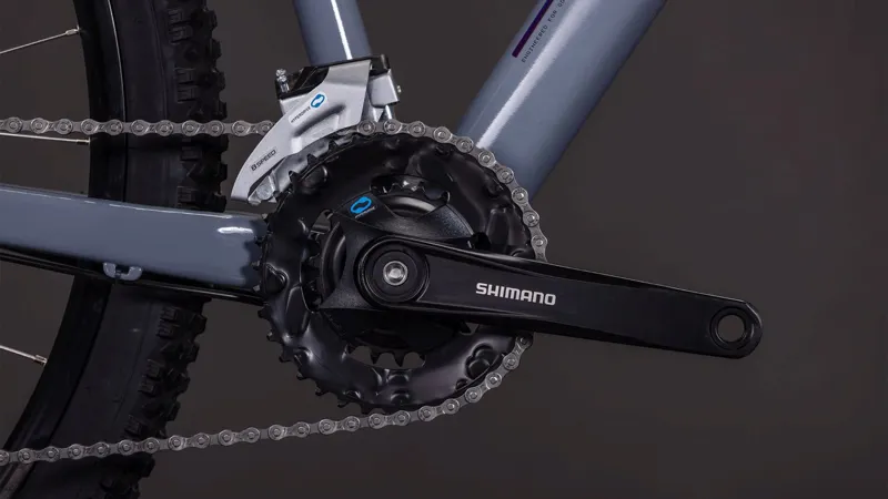 Cube Aim ONE Hardtail Mountain Bike in Smoke and Black-3