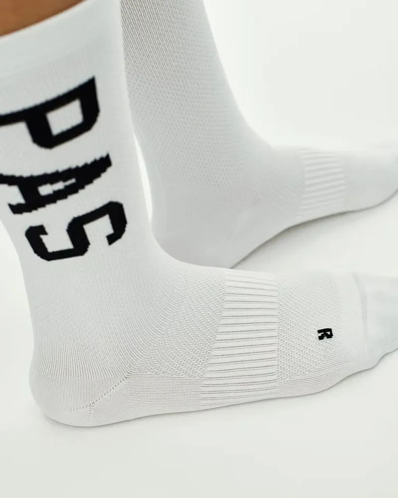 Pas Normal Studios Race Socks in White-2
