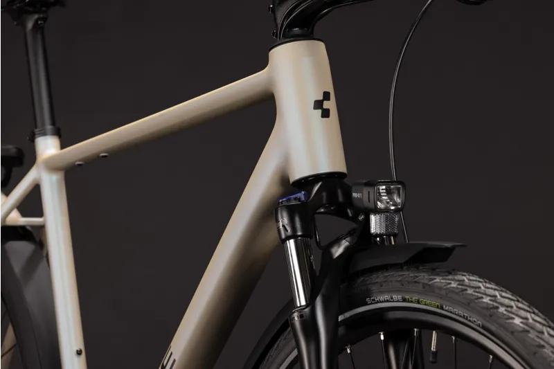 Cube Kathmandu ONE Hybrid Bike in Glintsand and Black-3
