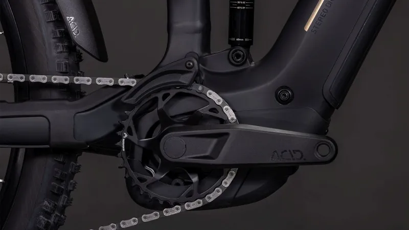 Cube Stereo Hybrid ONE44 EX 800Wh Full Suspension Electric Mountain Bike in Blackline-2