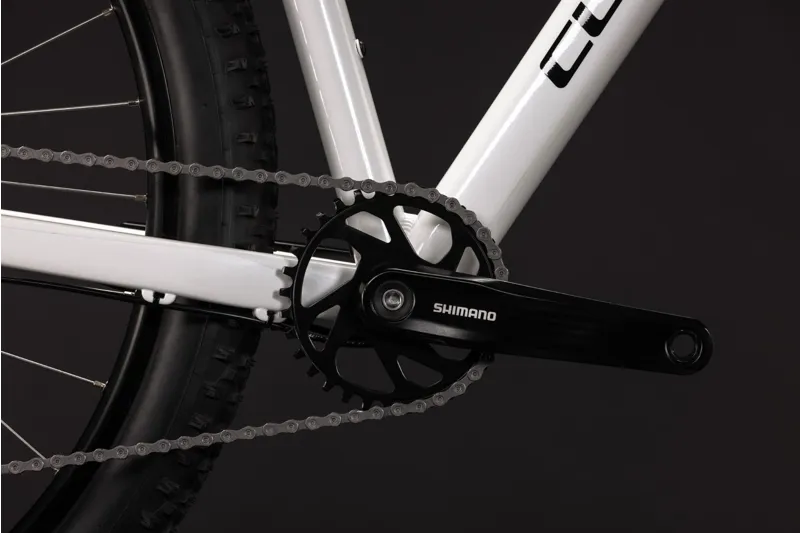 Cube Aim ONE Mountain Bike in White and Black-3
