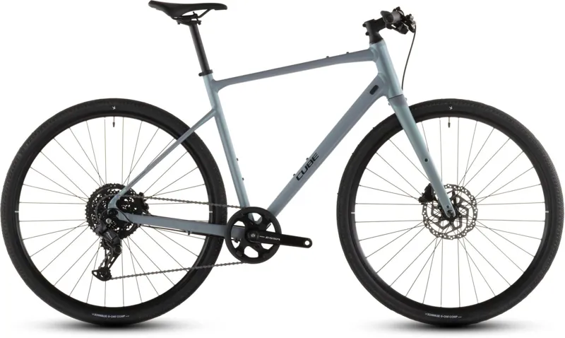 Cube Nulane One Hybrid Bike in Greysage and Black