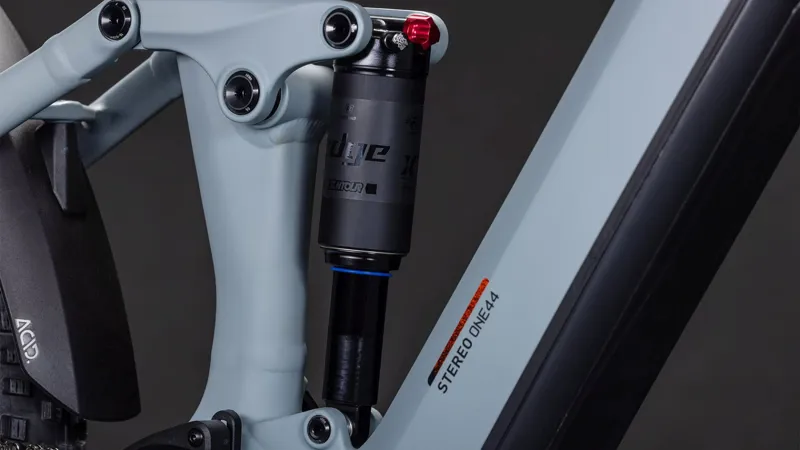 Cube Stereo Hybrid ONE44 Pro 800Wh Full Suspension Mountain Bike in Vulcan and Orange-2