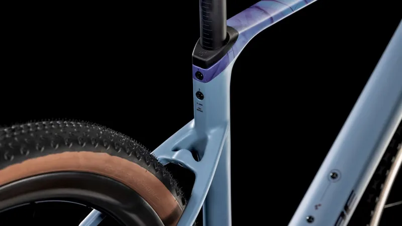 Cube Nuroad C:62 EX Gravel Bike in Pigeonblue and Art-3