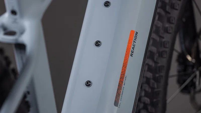 Cube Reaction Hybrid Race 800Wh Electric Mountain Bike in Vulcan and Orange-3