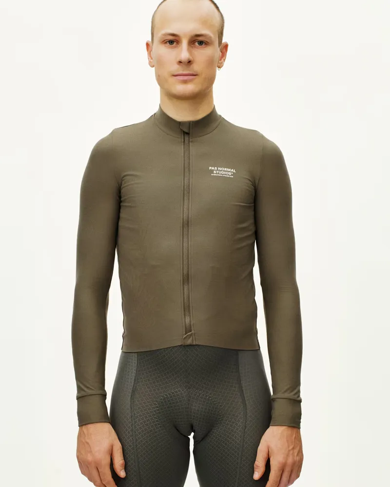 Pas Normal Studios Mechanism Long Sleeve Jersey in Mud-2