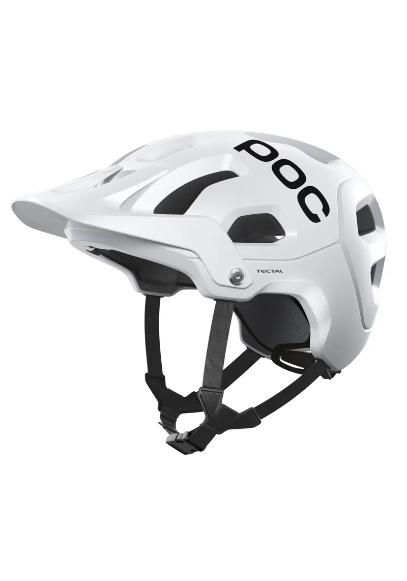 POC Tectal Mountain Bike Helmet in Hydrogen White Matte