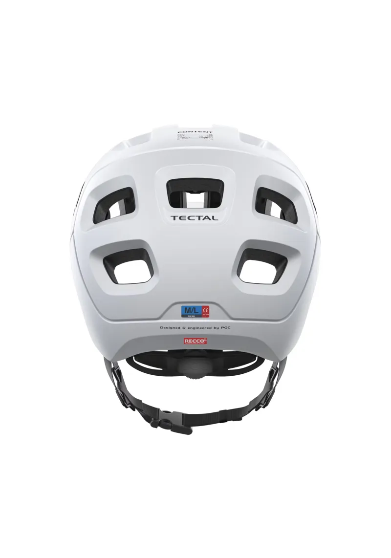 POC Tectal Mountain Bike Helmet in Hydrogen White Matte-3