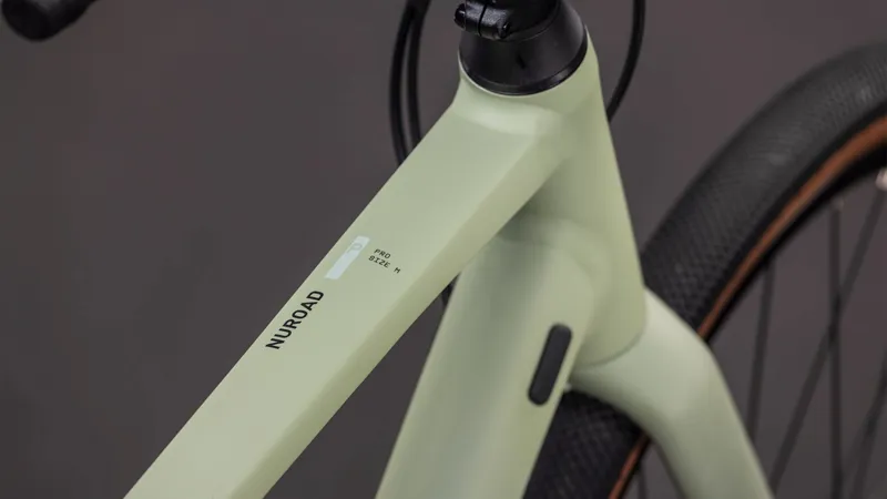 Cube Nuroad Pro Gravel Bike in Pea and Grey-4