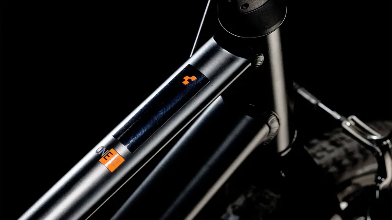 Cube Numove 140 14 Inch Kids Bike in Black and Orange-1