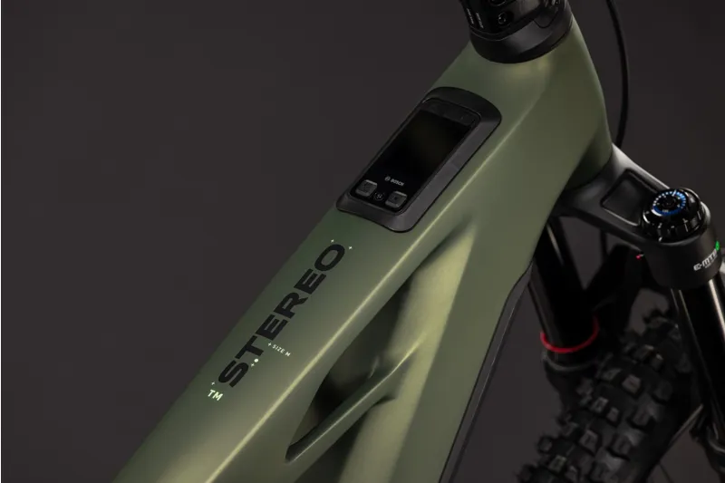 Cube Stereo Hybrid ONE44 HPC TM 800Wh Electric Full Suspension Mountain Bike in Reedgreen and Gills-2