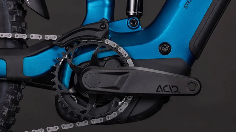 Cube Stereo Hybrid ONE44 EX 800Wh Electric Full Suspension Mountain Bike in Electricblue and Blue-3