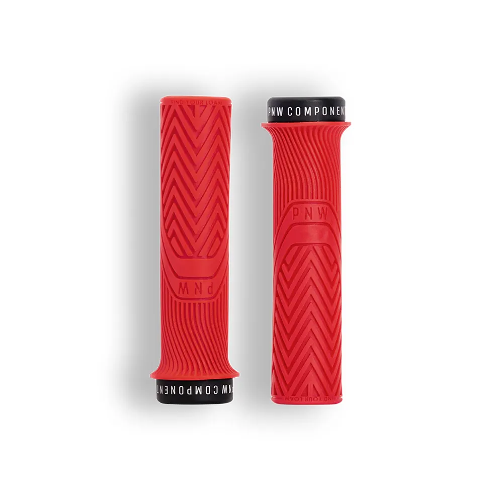 Team Cycles Pnw PNW Loam Mountain Bike Grips in Red - Regular | Interest FREE Finance & Online Refund Policy.