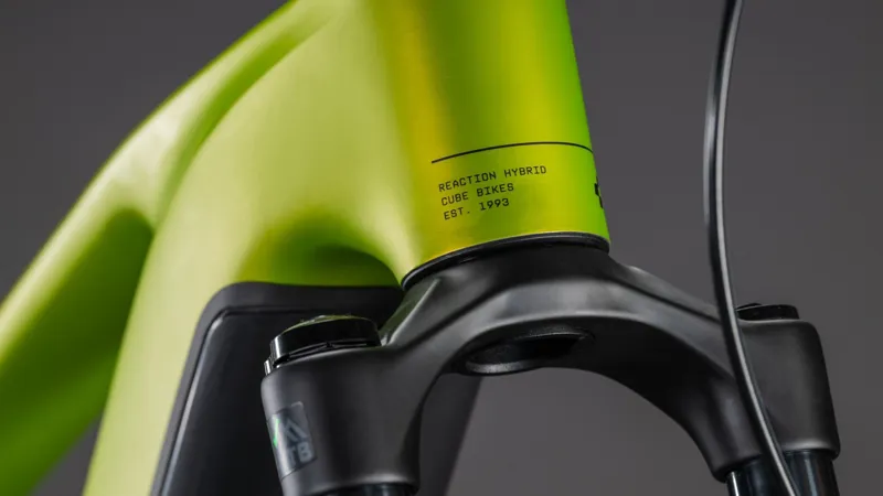 Cube Reaction Hybrid Race 800Wh Electric Mountain Bike in Lizard and Black-1